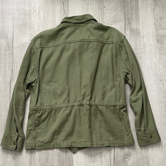 Lucky Brand Utility Jacket in Army Green - Picture 6 of 8